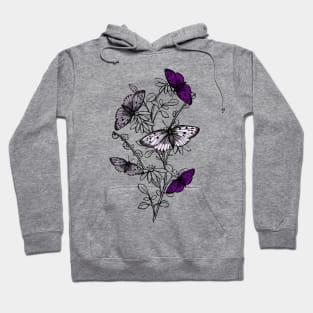 Graysexual Butterflies Hoodie